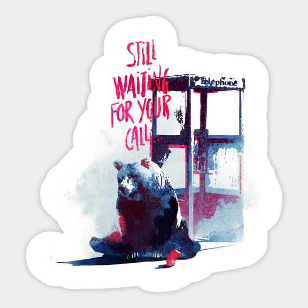 Still Waiting For Your Call Final Sticker by astronaut